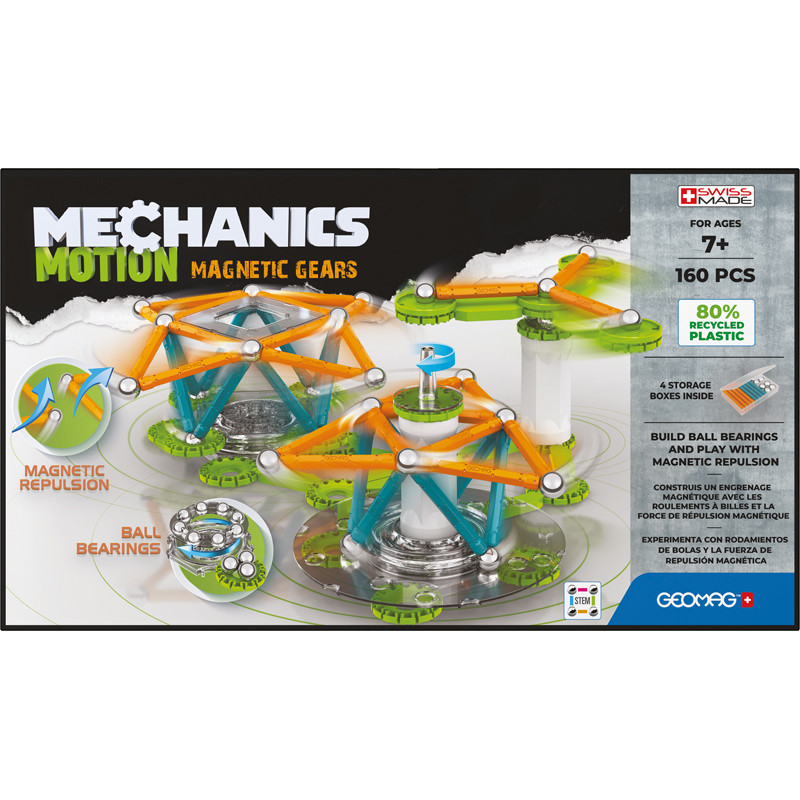 871772007685 - MECHANICS MOTION ENGRENAGES MAGNÉTIQUES 160 PIÈCES