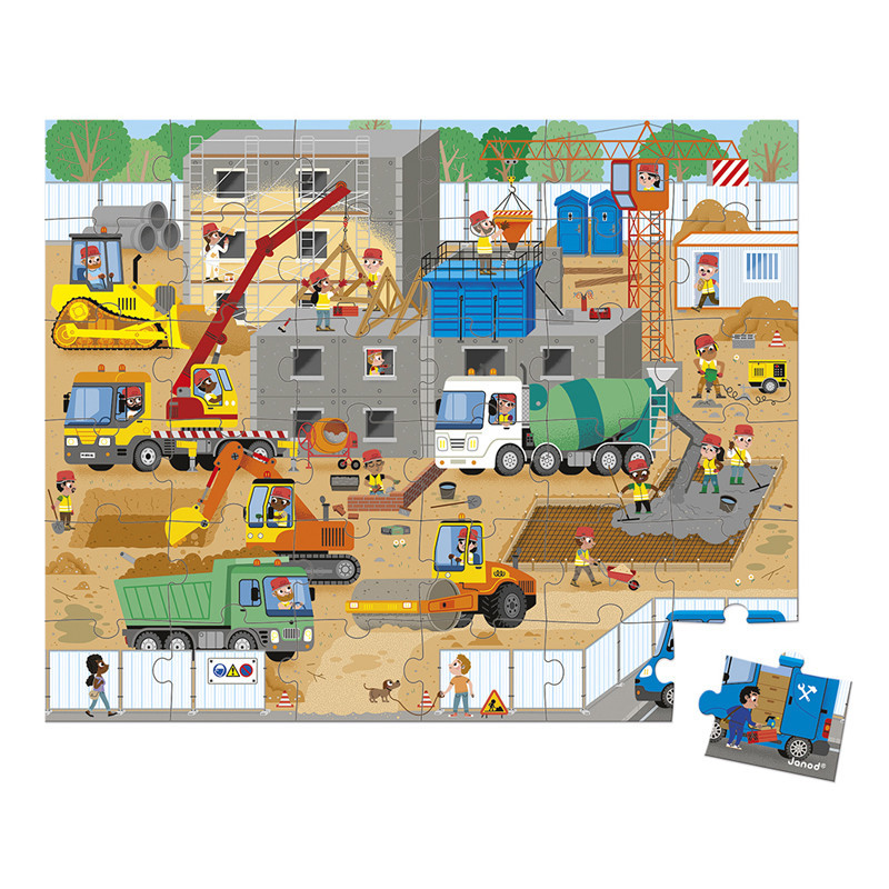 3700217326043 - PUZZLE LE CHANTIER - 36 PIÈCES