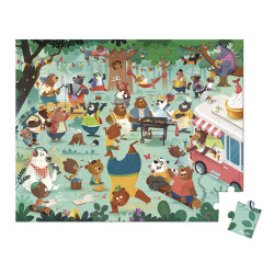 3700217326104 - PUZZLE LA COUSINADE DES OURS - 54 PIÉCES
