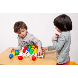 8018032421252 - ATELIER DES OEUFS LOGIQUES 120 PIÈCES + 18 FICHES