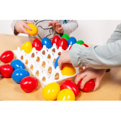 8018032421252 - ATELIER DES OEUFS LOGIQUES 120 PIÈCES + 18 FICHES