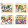 8426804522500 - 4 PUZZLES MON ECOLE INCLUSIVE 24 PIECES
