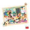 8426804522500 - 4 PUZZLES MON ECOLE INCLUSIVE 24 PIECES