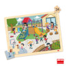 8426804522500 - 4 PUZZLES MON ECOLE INCLUSIVE 24 PIECES