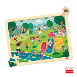 8426804522487 - 4 PUZZLES LIEUX, RESPECT ET VIVRE ENSEMBLE 48 PIECES