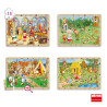 8426804504155 - 4 PUZZLES D'OBSERVATION LES CONTES CLASSIQUES