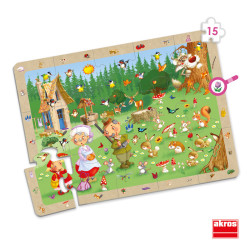 8426804504155 - 4 PUZZLES D'OBSERVATION LES CONTES CLASSIQUES