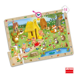 8426804504155 - 4 PUZZLES D'OBSERVATION LES CONTES CLASSIQUES