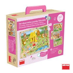 8426804504155 - 4 PUZZLES D'OBSERVATION LES CONTES CLASSIQUES