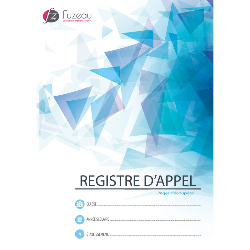 3549540075651 - REGISTRE D'APPEL 40 ÉLÈVES COLONNE PARESSEUSE
