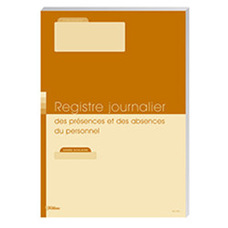 3549540097899 - REGISTRE PRÉSENCES ET ABSENCES