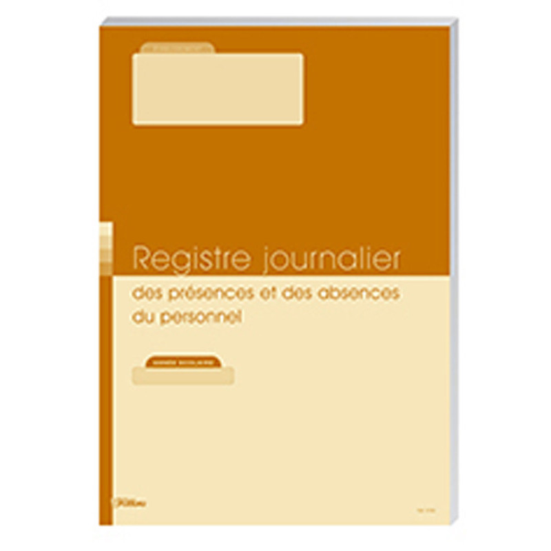 3549540097899 - REGISTRE PRÉSENCES ET ABSENCES