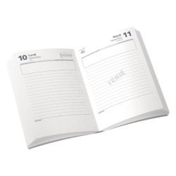 - AGENDA 12X17CM CARTE AOÛT/JUILLET