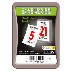 - BLOC CALENDRIER JOURNALIER
