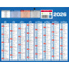 3592930028157 - CALENDRIER PETIT FORMAT 21X27CM SEPTEMBRE/DÉCEMBRE CLASSIQUE 16 MOIS MINI