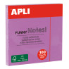 8410782190837 - 100F NOTES REPOSITIONNABLES 75X75 VIOLET PASTEL
