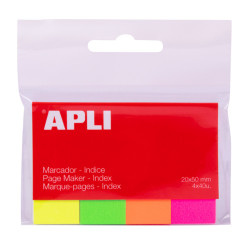 8410782112860 - 160 INDEX PAPIER 20X50MM COLORIS ASSORTIS