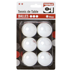 3700322916207 - 6 BALLES DE TENNIS DE TABLE