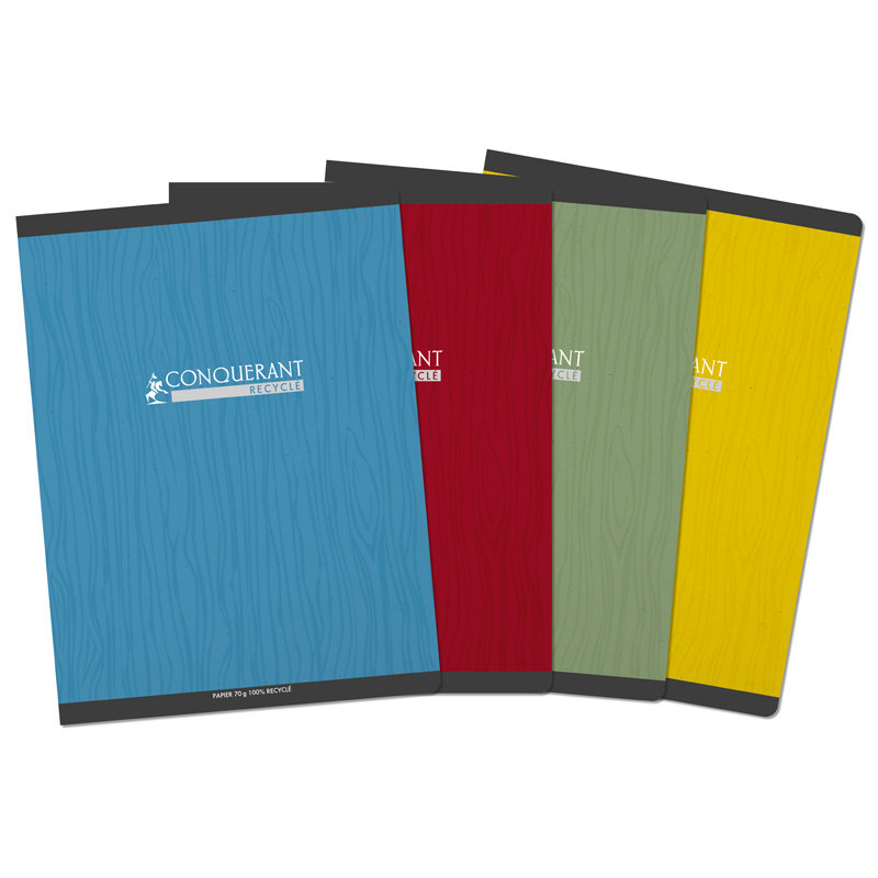 3020120011165 - CAHIER RECYCLÉ 24X32 96P SÉYÈS 70G PIQURE