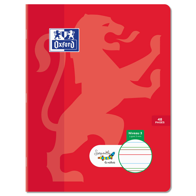 9791090155374 - CAHIER SERPODILE 17X22 48P L3MM NIVEAU 3