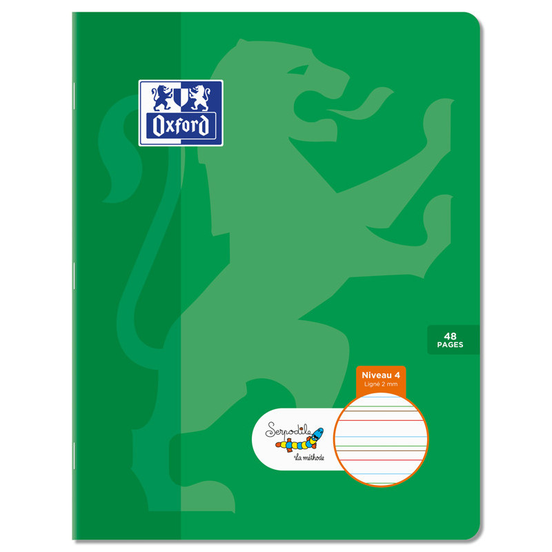 9791090155381 - CAHIER SERPODILE 17X22 48P L2MM NIVEAU 4