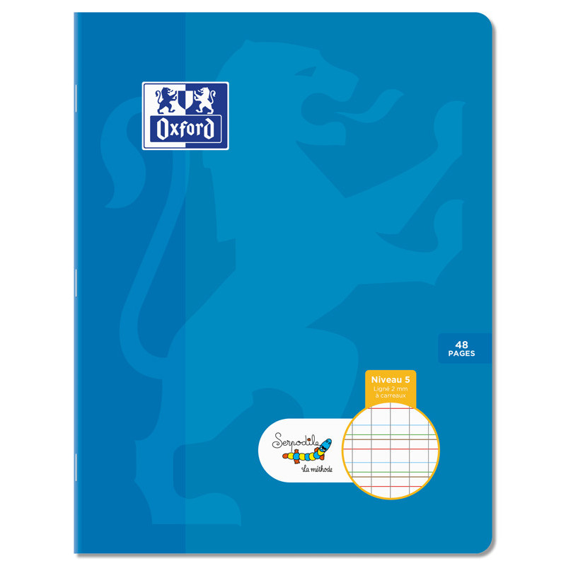 9791090155398 - CAHIER SERPODILE 17X22 48P L2MM AVEC MARGE NIVEAU 5