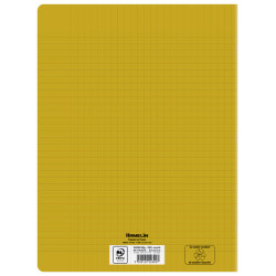3020120226927 - CAHIER PP RECYCLÉ 24X32 96P SÉYÈS JAUNE