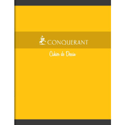 3020120000404 - CAHIER DESSIN 17X22 16P UNI 90G