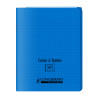 3020120122786 - CAHIER À RABAT BLEU 17X22 48P SÉYÈS
