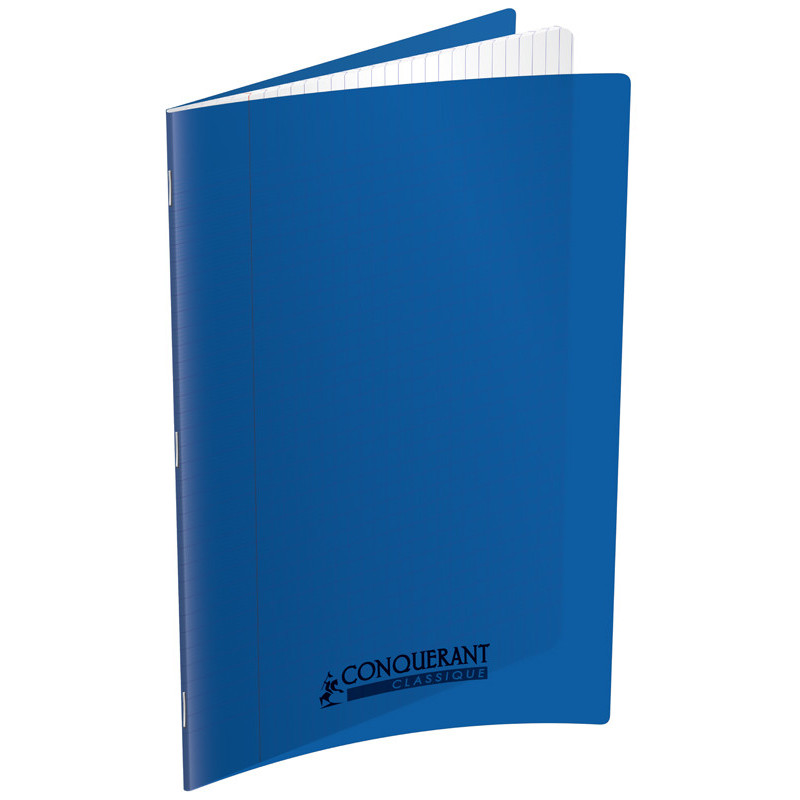 3020120207926 - CAHIER PP BLEU 24X32 60P SÉYÈS 90G PIQURE