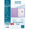 3288583300107 - 10 CHEMISES DOSSIER QUALITÉ SUPÉRIEURE BLEU