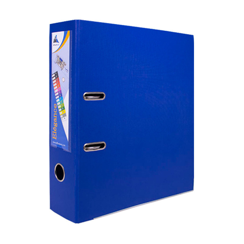 - CLASSEUR A LEVIER DOS 75MM PP EXTERIEUR / PP INTERIEUR BLEU