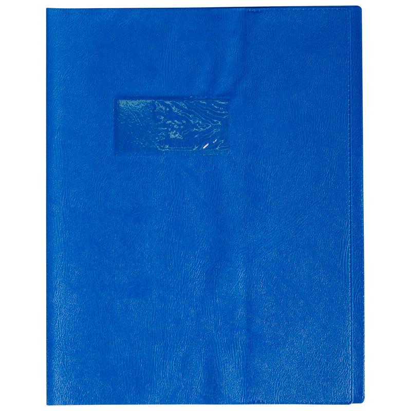 3210330720029 - PROTÈGE-CAHIER PLASTIQUE 17X22 OPAQUE BLEU