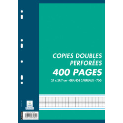 3020129675610 - COPIES DOUBLES 21X29,7 400P SÉYÈS 70G BLANC