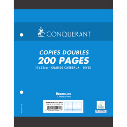 3020120000817 - COPIES DOUBLES 17X22 200P SÉYÈS 70G BLANC