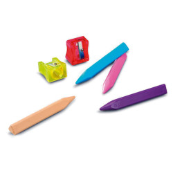 8412027025379 - TRIWAX POT 24 MAXI CRAYONS A LA CIRE COLORIS ASSORTIS