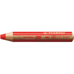 4006381115476 - WOODY CRAYON COLORIS VERMILLON