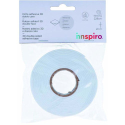 8428885441046 - ROULEAU MOUSSE ADHÉSIVE DOUBLE FACE 19MMX2,29M