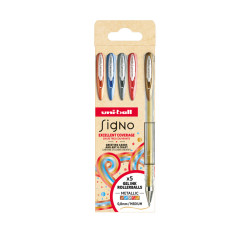 3296280014449 - SIGNO 5 ROLLERS MÉTALLISÉS COLORIS ASSORTIS