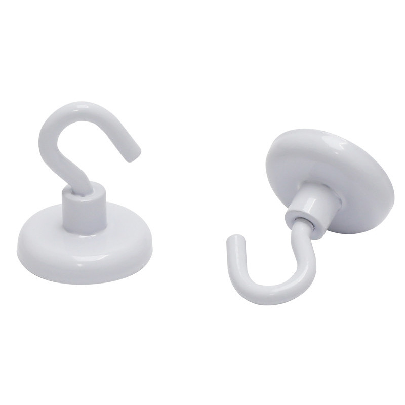3700773321643 - 2 CROCHETS DE SUSPENSION MAGNÉTIQUES ULTRA FORT Ø25MM