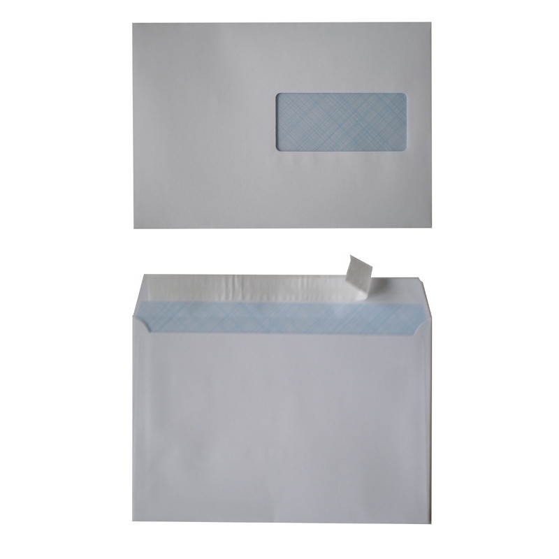 3020126604903 - 500 ENVELOPPES À FENÊTRE 162X229MM
