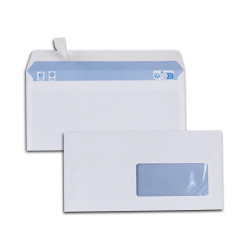 3020126601902 - 500 ENVELOPPES À FENÊTRE 110X220MM