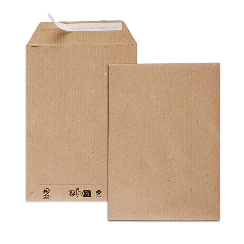 3020126602015 - 500 POCHETTES KRAFT 162X229MM