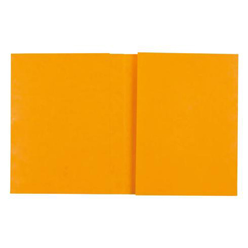 1 PROTEGE-CAHIER CARTON 24X32 2 RABATS 265GR JAUNE
