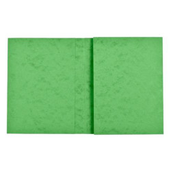 1 PROTEGE-CAHIER CARTON 24X32 2 RABATS 265GR VERT