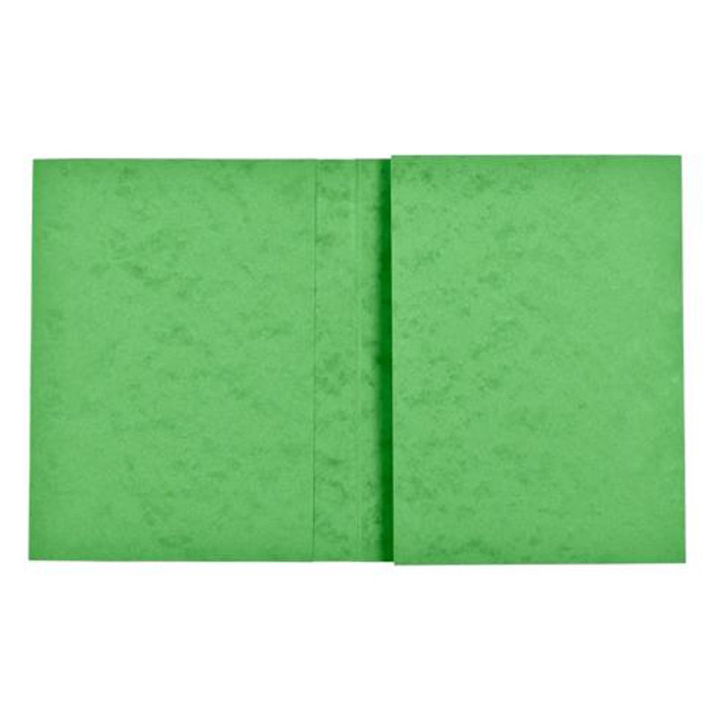 1 PROTEGE-CAHIER CARTON 24X32 2 RABATS 265GR VERT