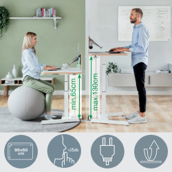 BUREAU ASSIS DEBOUT COMPACT ELECTRIQUE