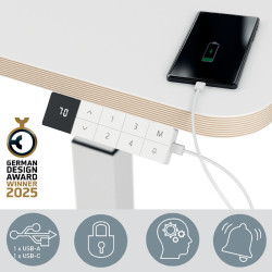 BUREAU ASSIS DEBOUT COMPACT ELECTRIQUE