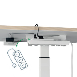 BUREAU ASSIS DEBOUT COMPACT ELECTRIQUE