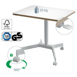 1 BUREAU ASSIS DEBOUT COMPACT MANUEL